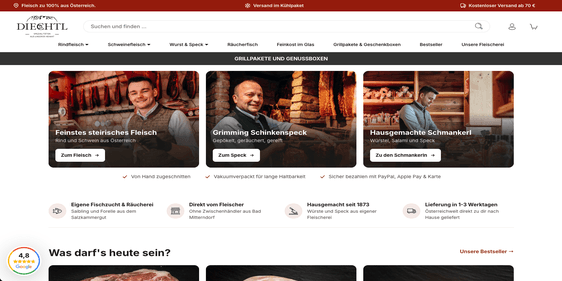 Fleischerei Diechtl Webshop