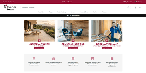 Timber Town Webshop